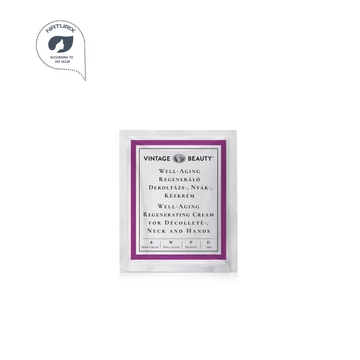 Well-aging regeneráló dekoltázs-, nyak-, kézkrém minta Well-aging regeneráló dekoltázs-, nyak-, kézkrém minta