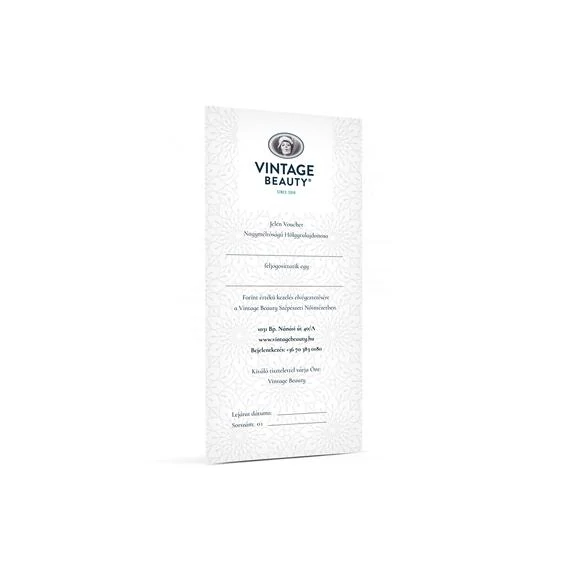 Voucher - ajándékutalvány kezeléstípusokra - Gold kezelés kozmetikusainknál - 31800 Ft