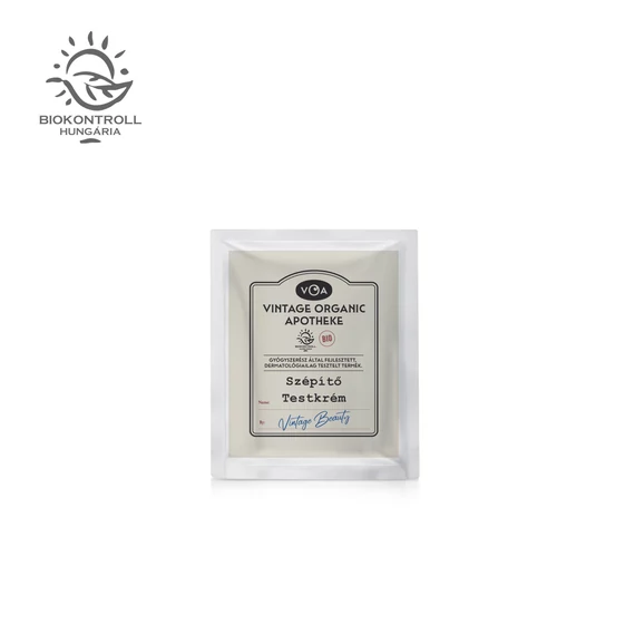 Vintage Organic Apotheke Szépítő testkrém minta (BIO MINŐSÍTETT)